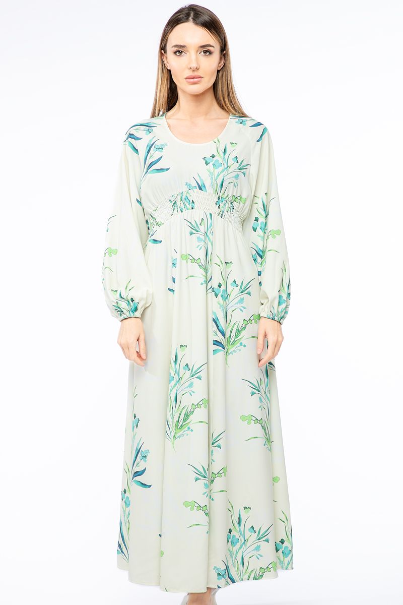 فستان نسائي بطبعات