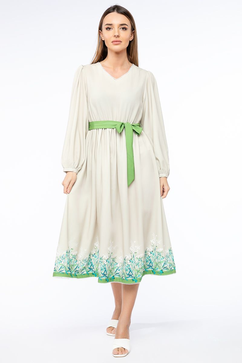 فستان نسائي بطبع