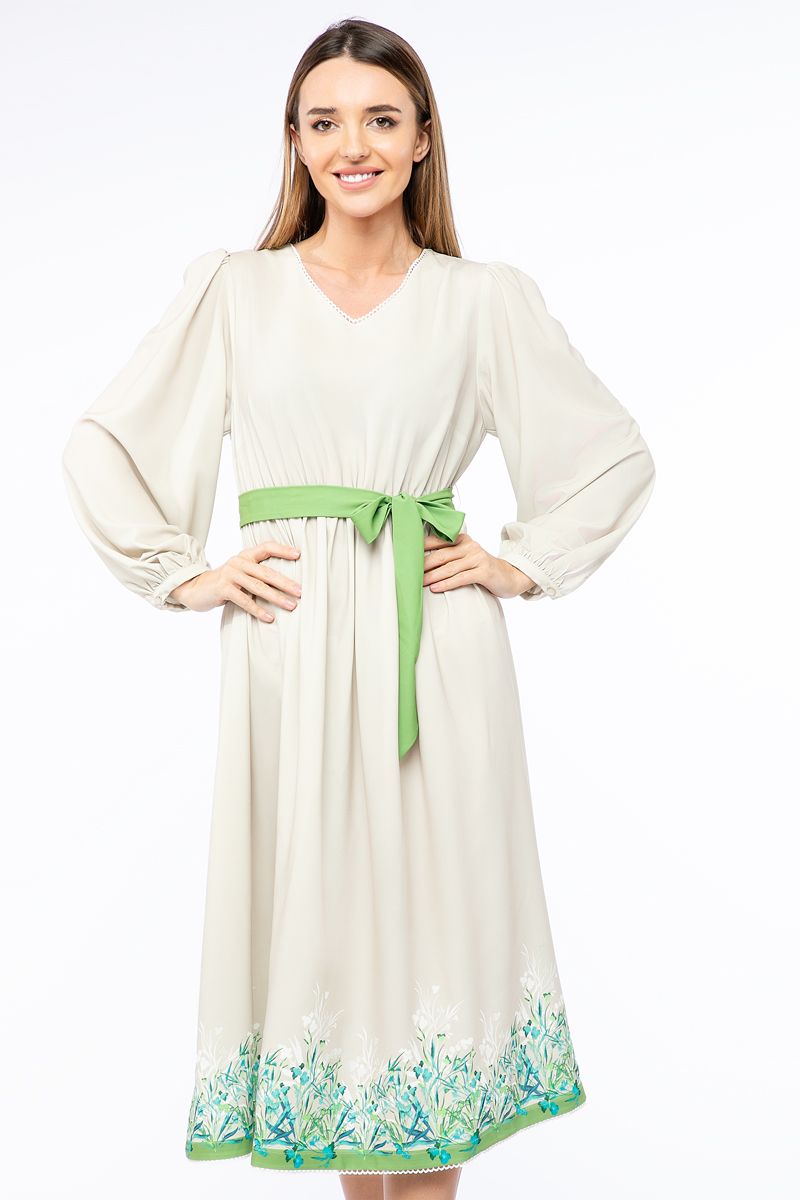 فستان نسائي بطبع