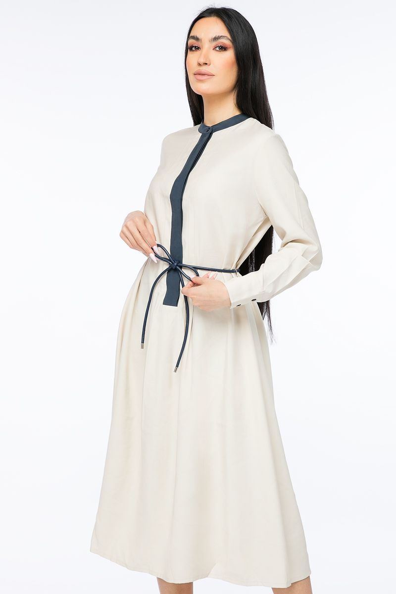 فستان نسائي متباين اللون