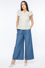 flowy women jeans pants