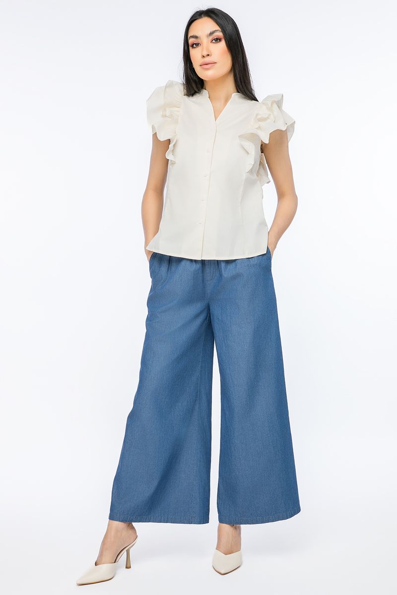 flowy women jeans pants