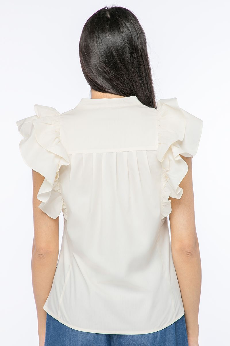 قميص نسائي بكشكش