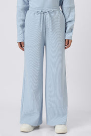 ribbed wide legs women sweatpants