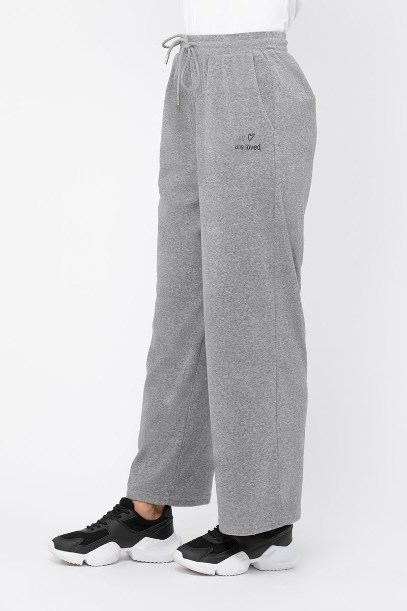 women sweatpants with embroidery
