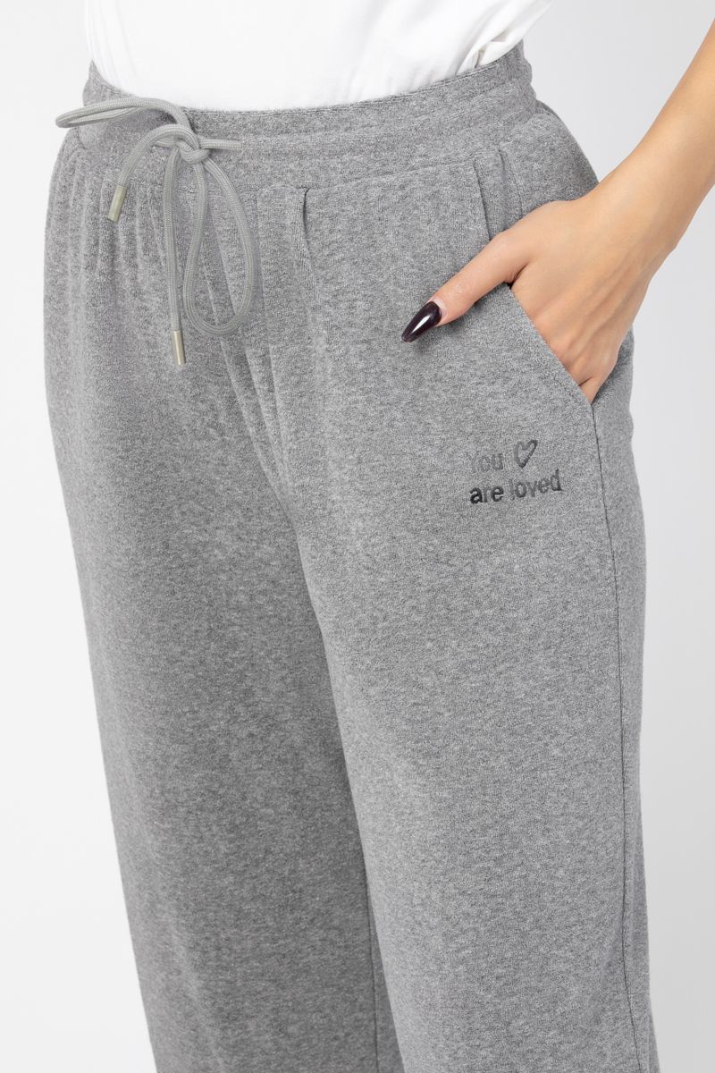 women sweatpants with embroidery