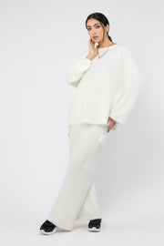 plush knitted women sweater