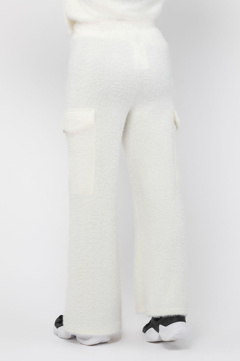 plush knitted women pants