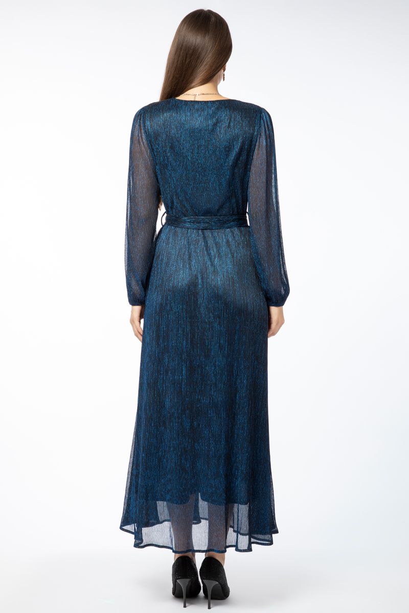 plisse women maxi dress