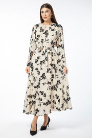 floral longline women dress