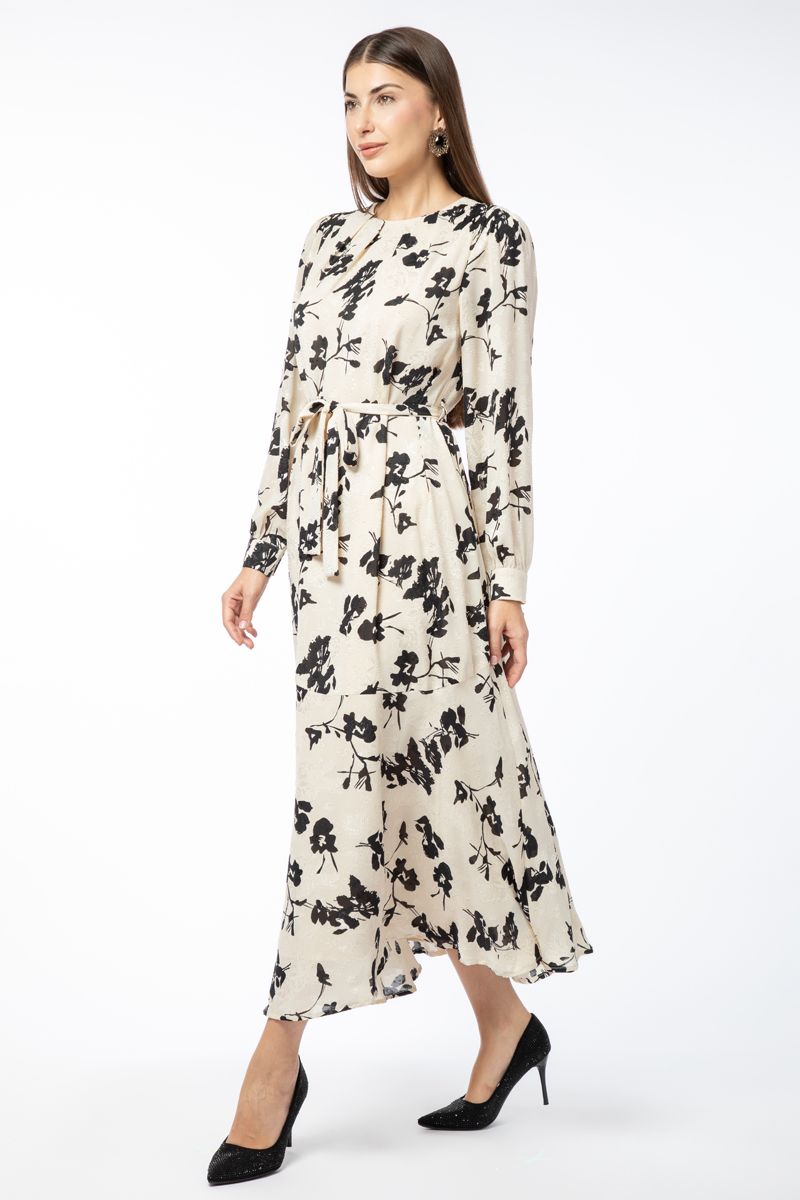 floral longline women dress