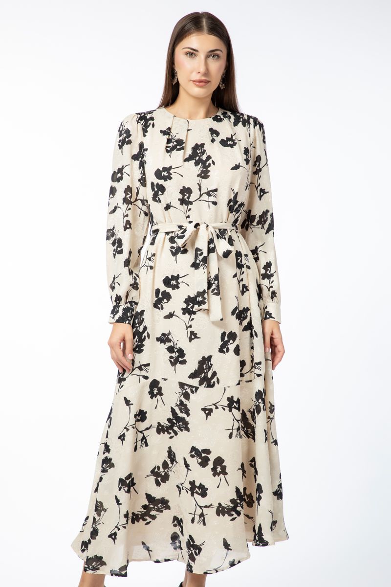 floral longline women dress