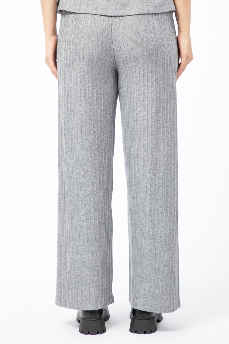 ribbed knitted women pants