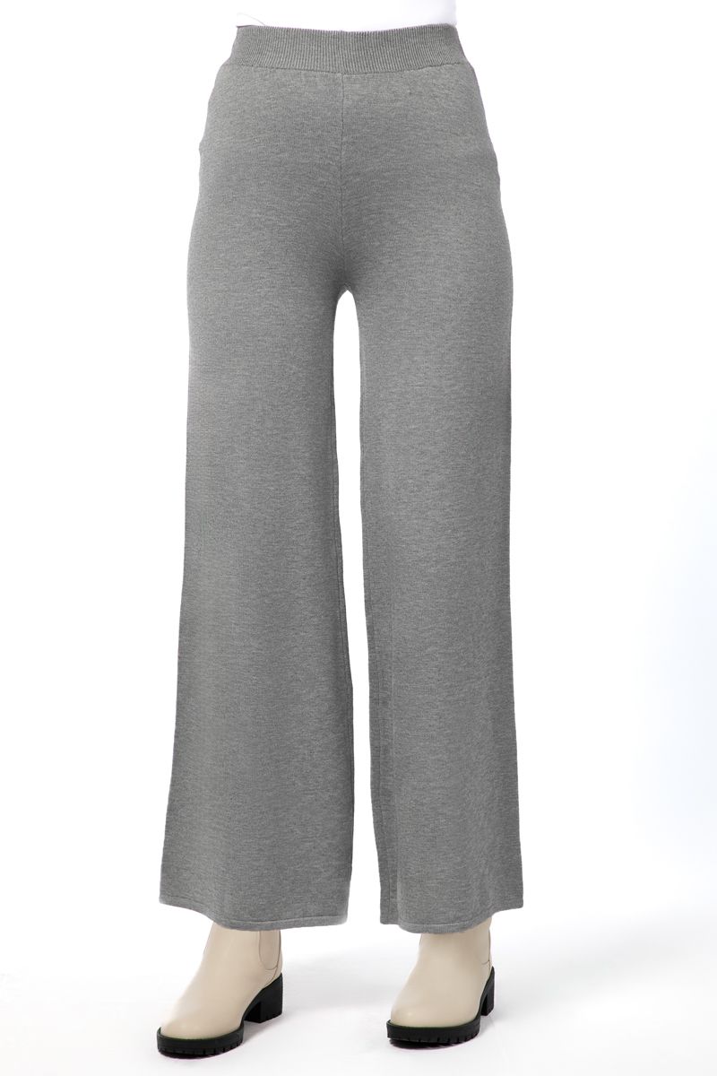 solid colored knitted women pants