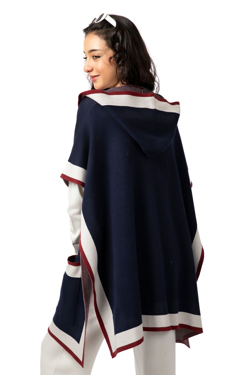 women knitted cardigan with side slits