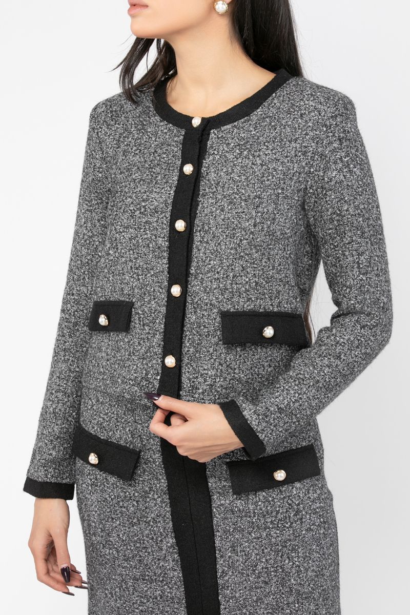 chic women knitted cardigan