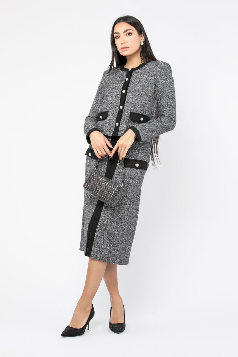 chic women knitted skirt