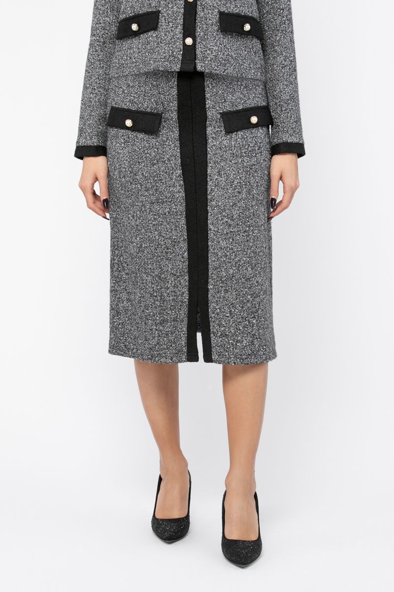 chic women knitted skirt