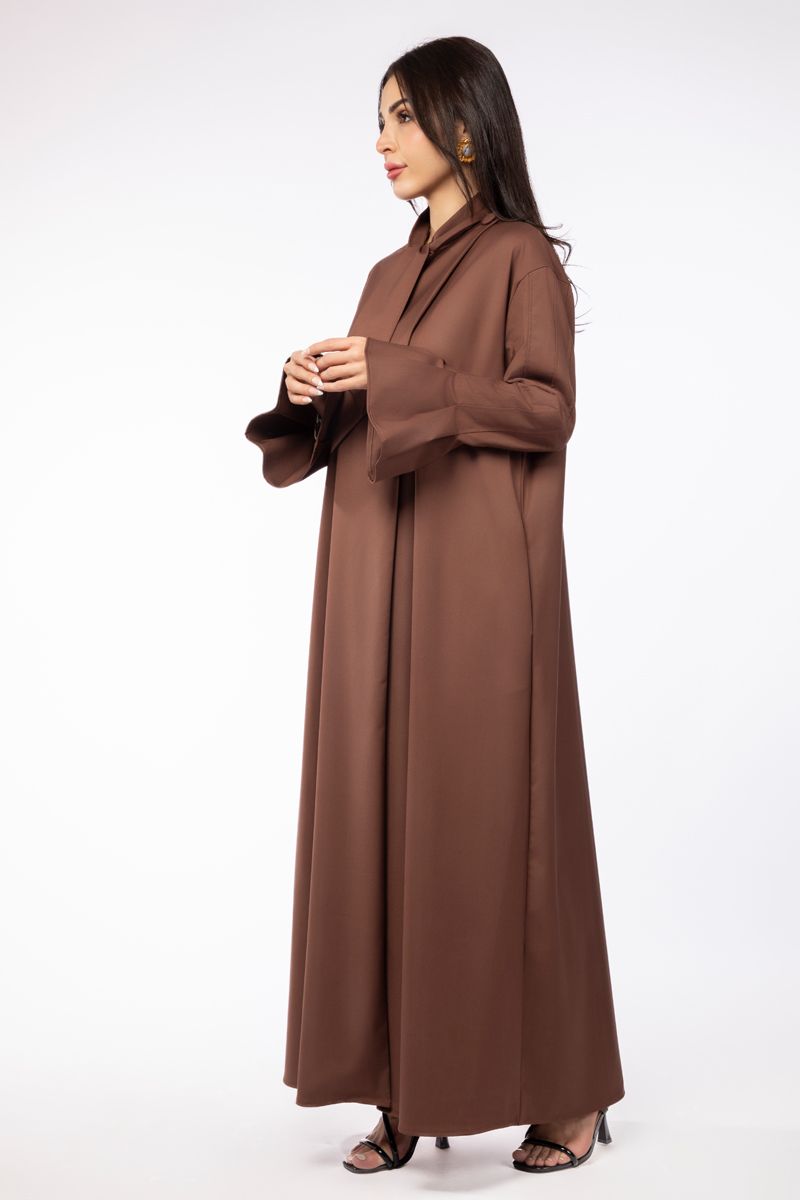solid colored women outwear abaya