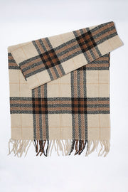 checkered cashmere blend women scarf