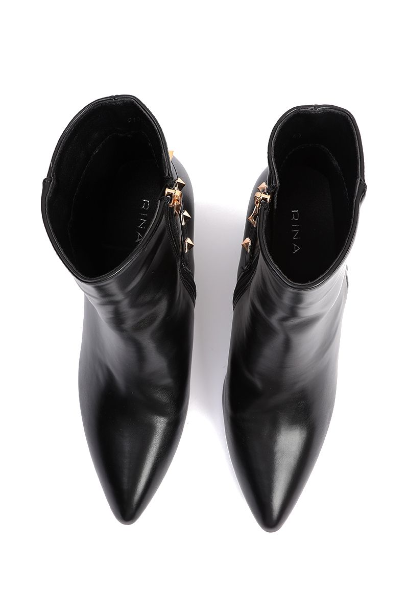 women winter heeled ankle boots