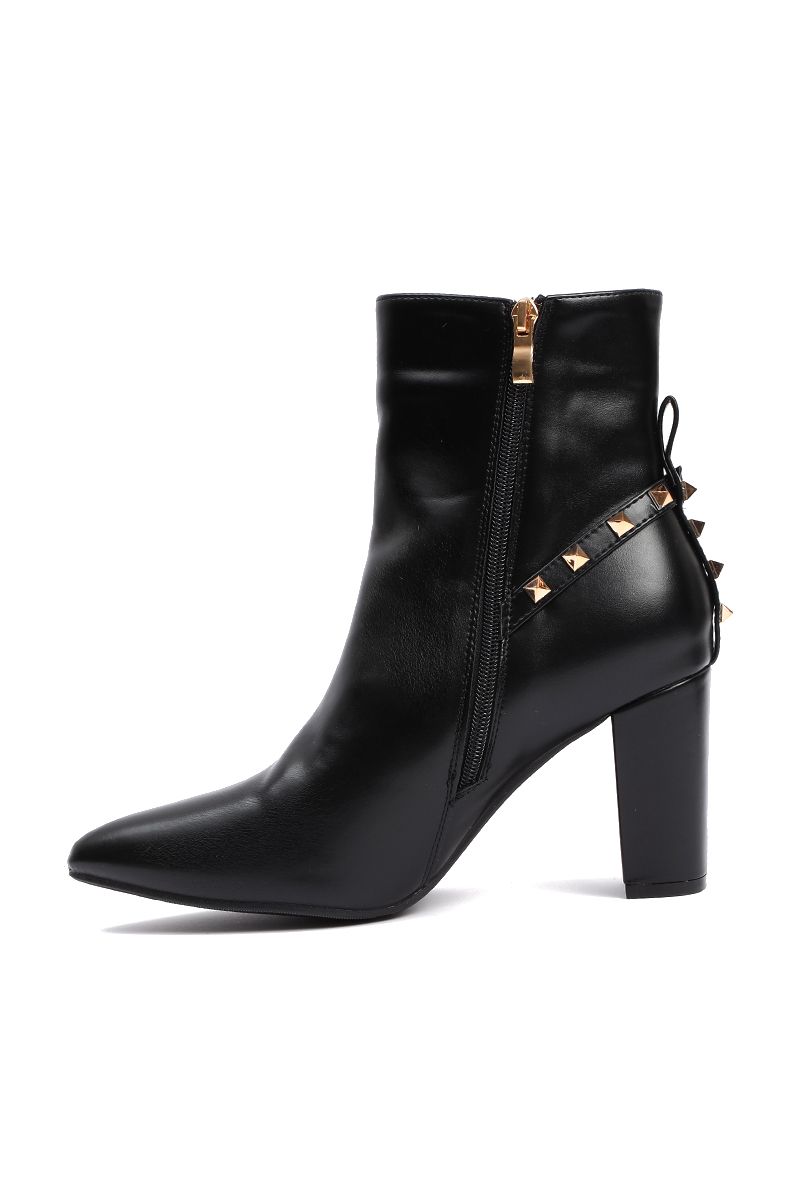 women winter heeled ankle boots