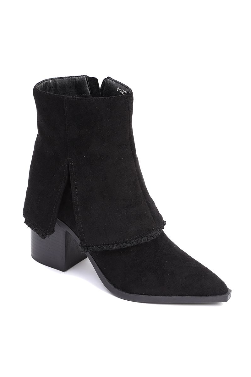 women winter heeled ankle boots