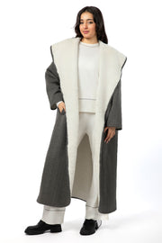 Winter women farwa with fur lining