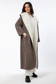 Winter women farwa with fur lining