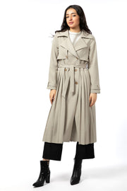 women longline trenchcoat
