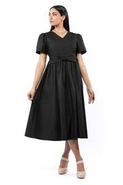 solid colored women dress