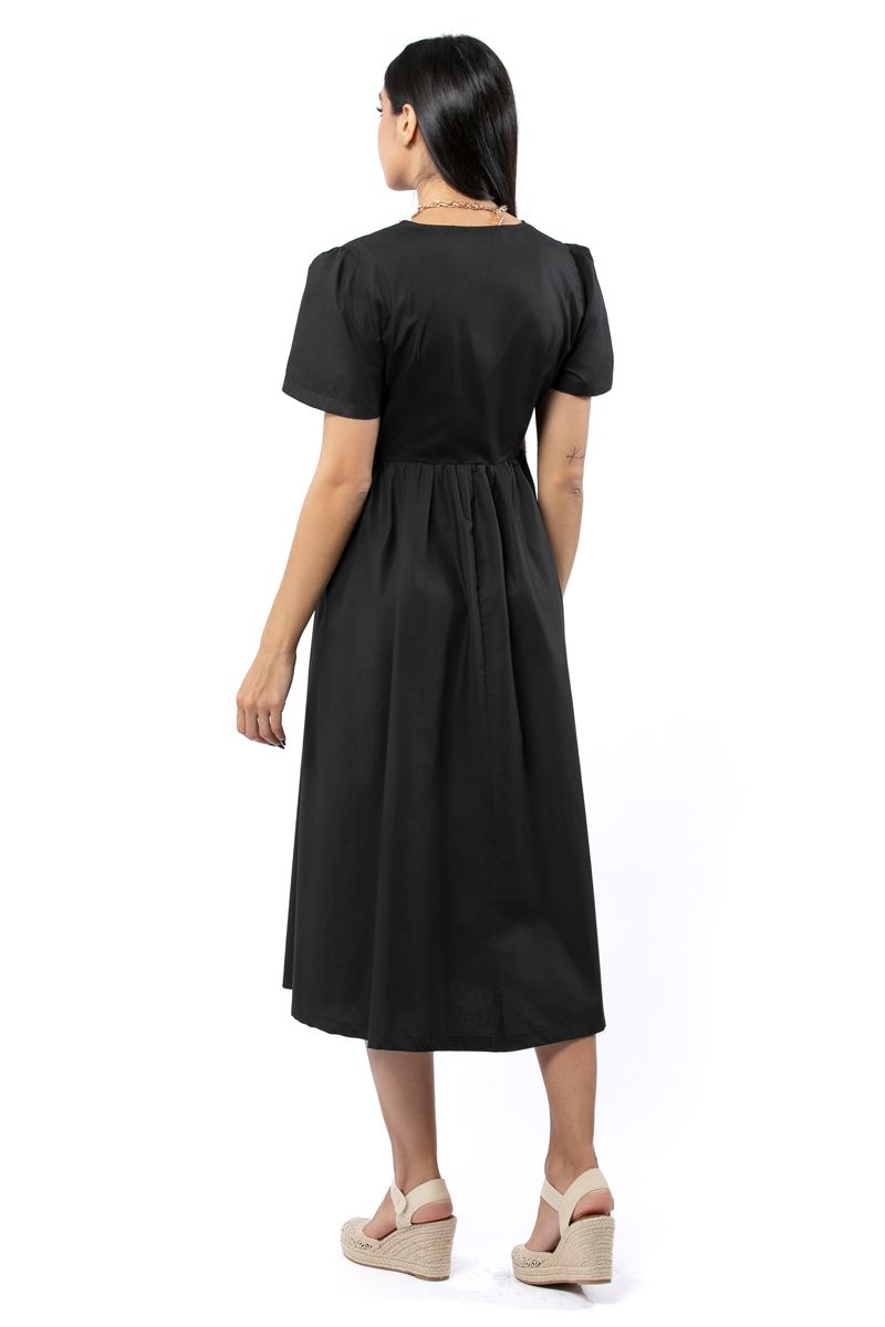 solid colored women dress