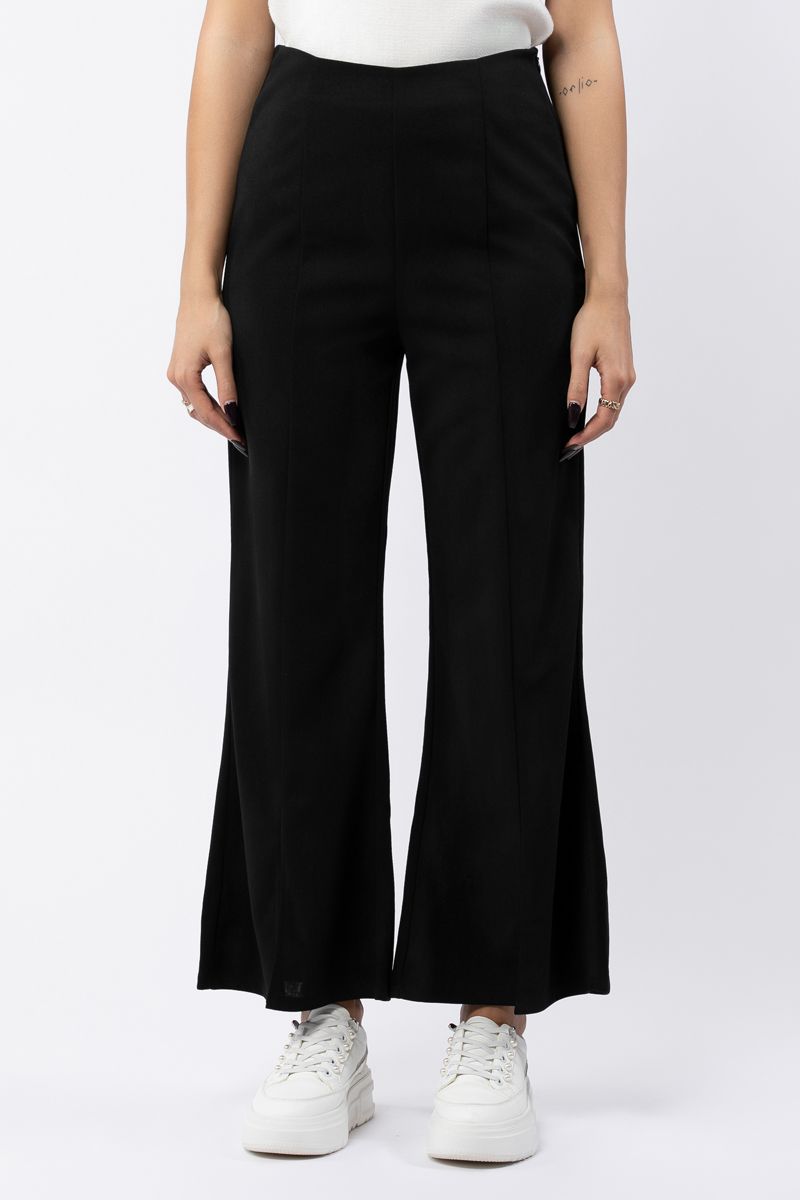 flowy women pants with front slits