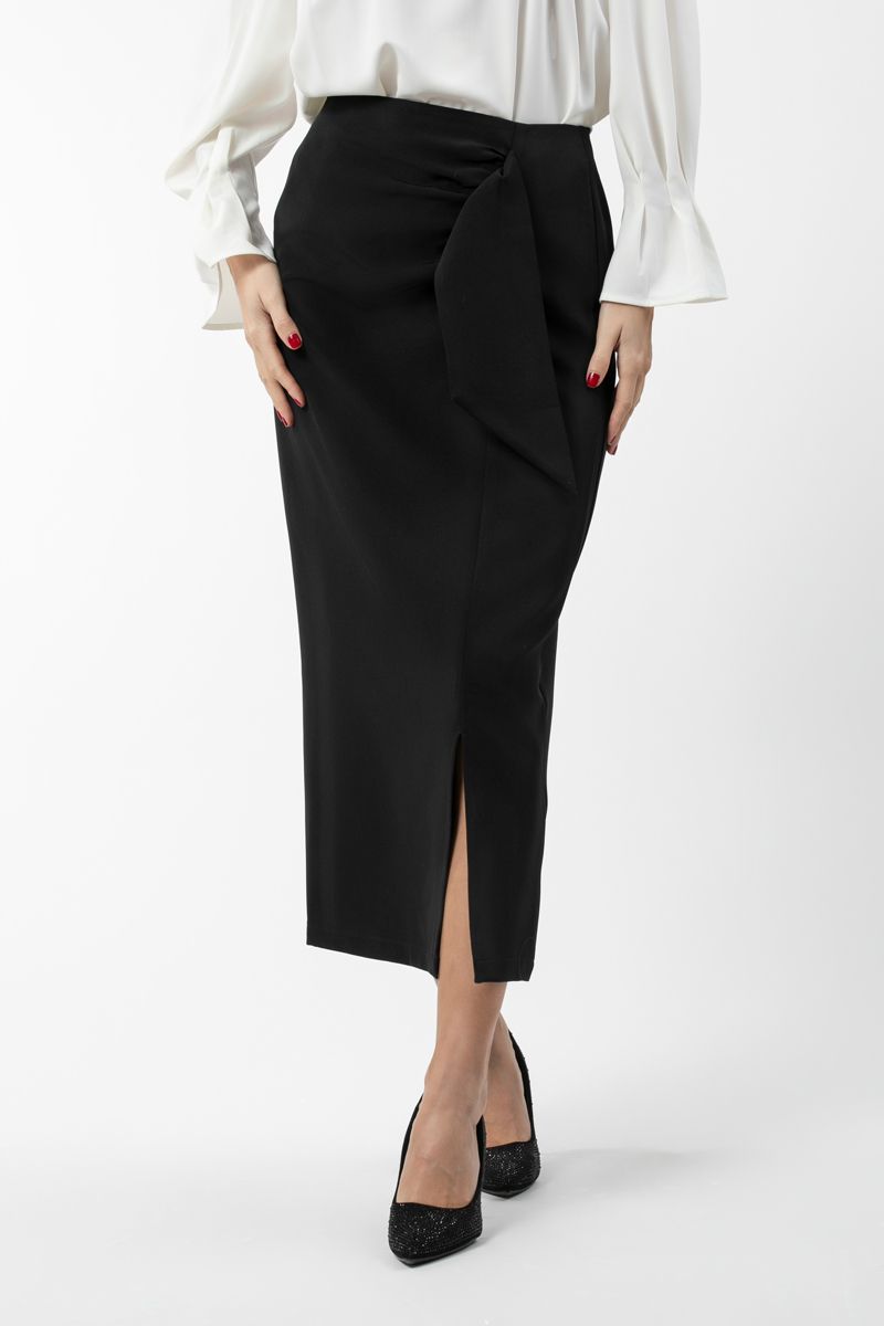 longline women skirt with front slit