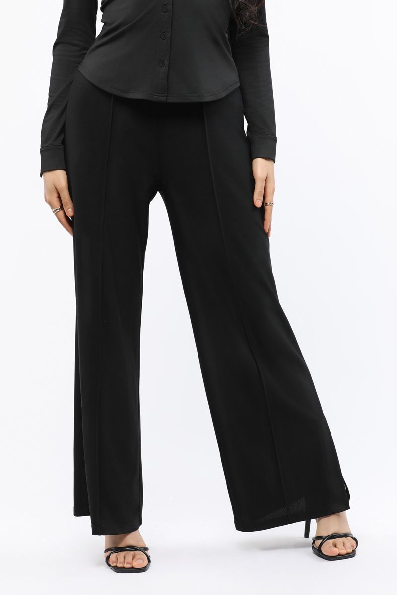 girls flowy pants with slits