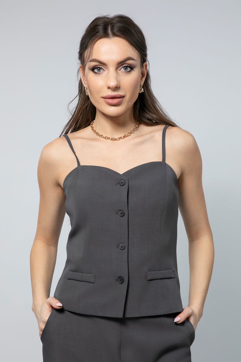 Sleeveless Buttoned Waistcoat - Effortless Style, Perfect Fit