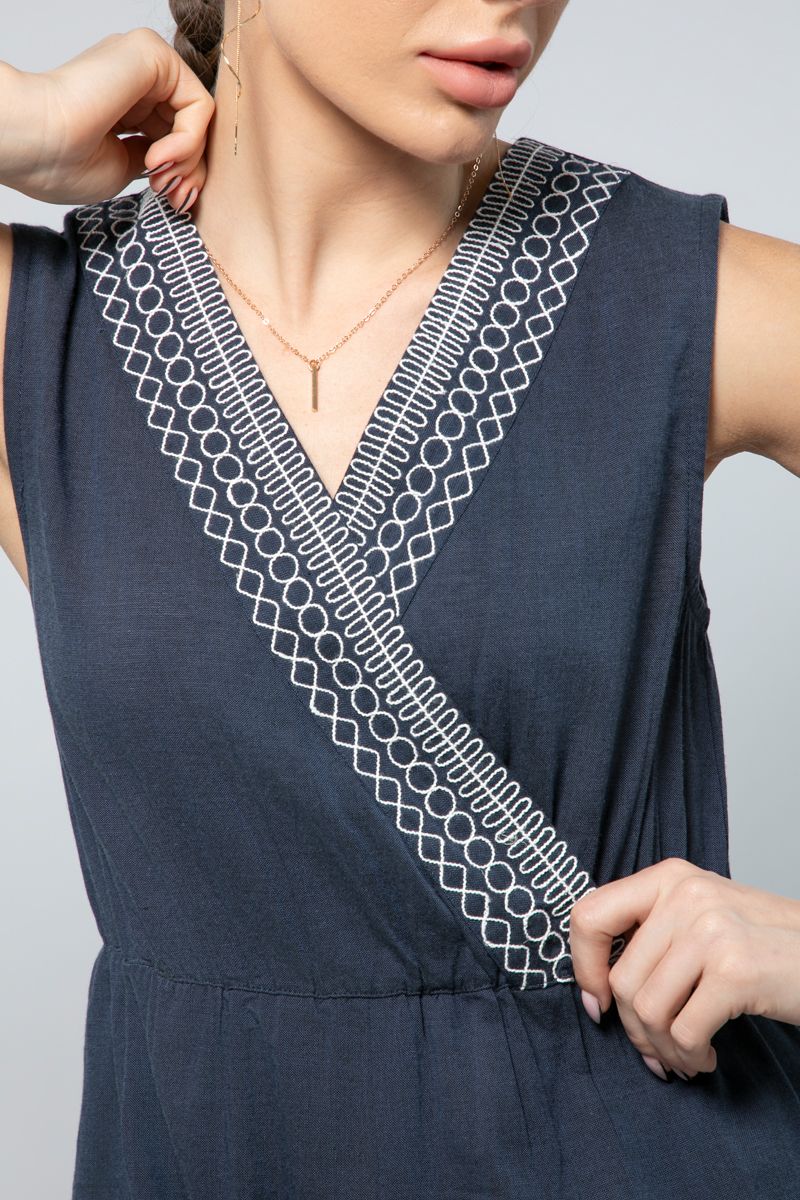 Sleeveless Jumpsuit - Effortless Elegance, Elevated Detail