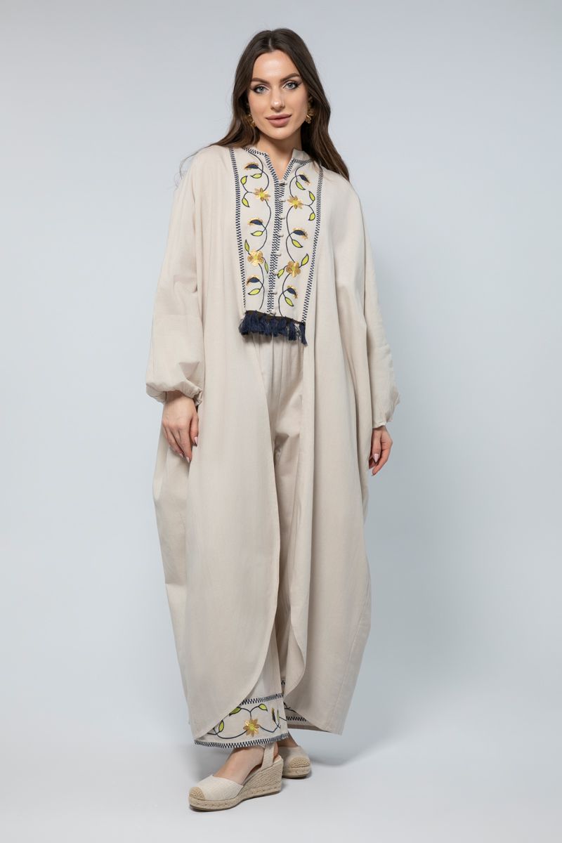 Long Sleeves Shirt/Abaya Style - A Modern Twist on Tradition