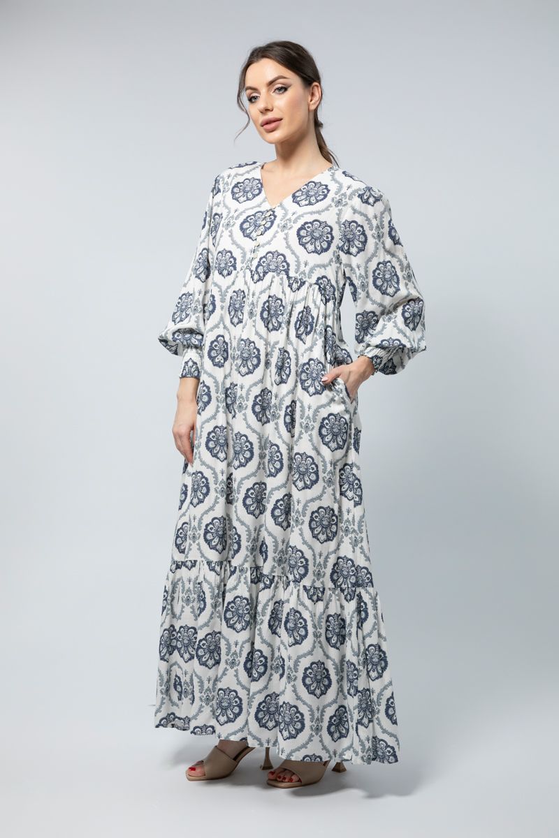 Boho Chic Flowing Maxi Dress - Effortless Style, Timeless Charm