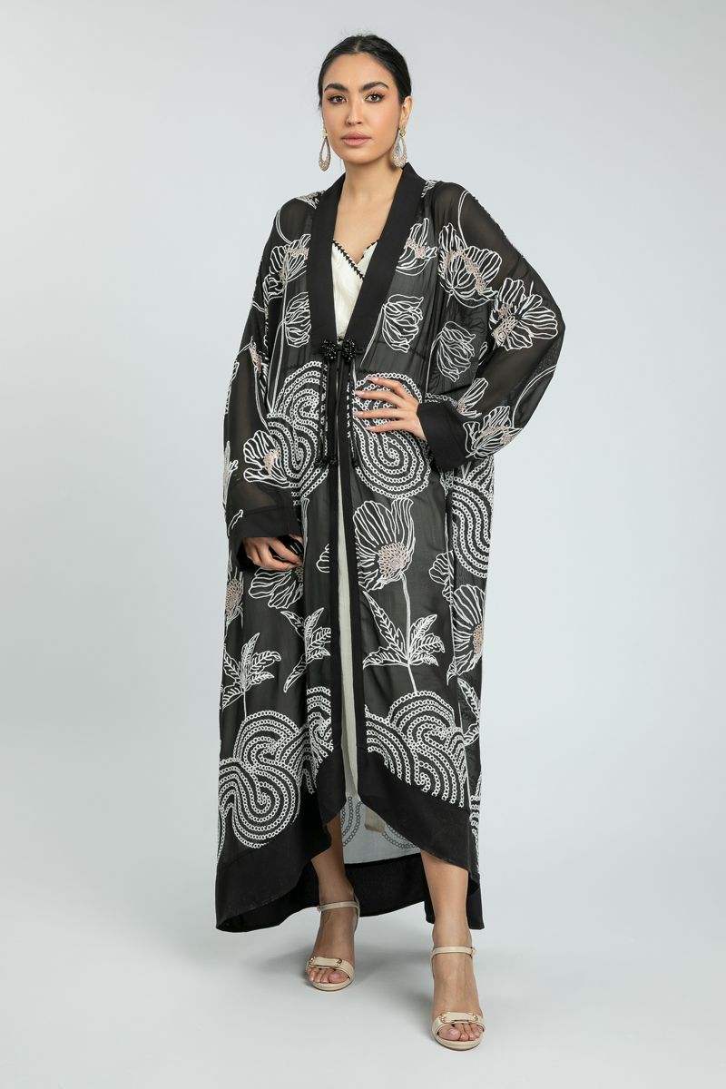 Women's Asymmetric Outwear Abaya
