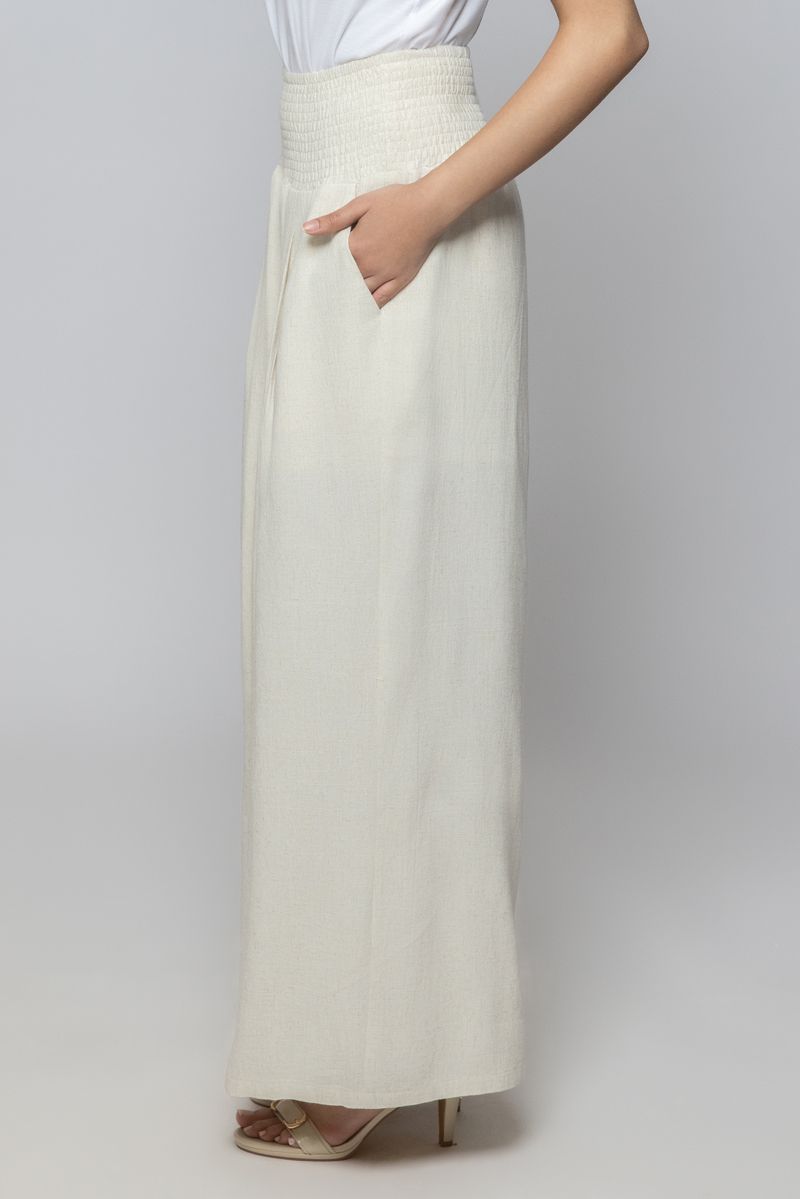 Women High-Waisted Flowy Wide Leg Summer Pants