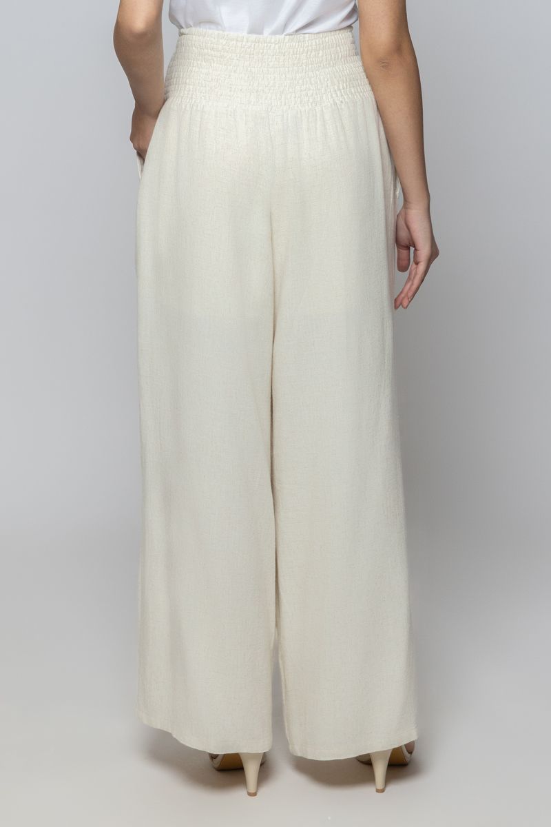 Women High-Waisted Flowy Wide Leg Summer Pants