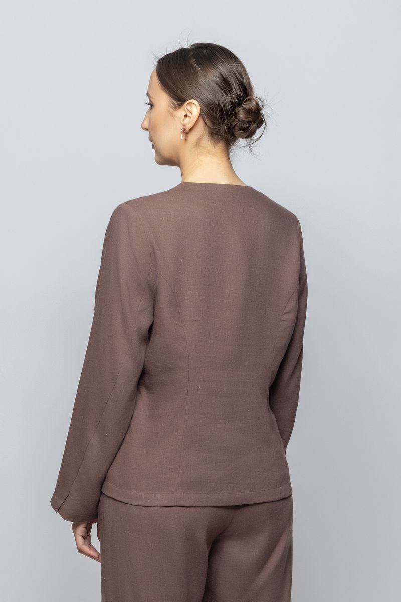 Womens Modern Design Long Sleeves Summer Blazer