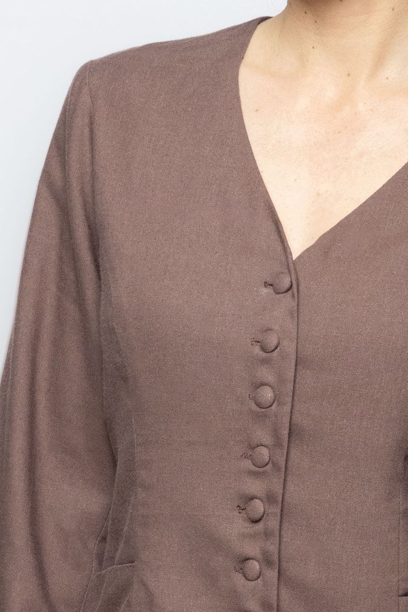 Womens Modern Design Long Sleeves Summer Blazer