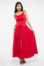 sleeveless longline women dress