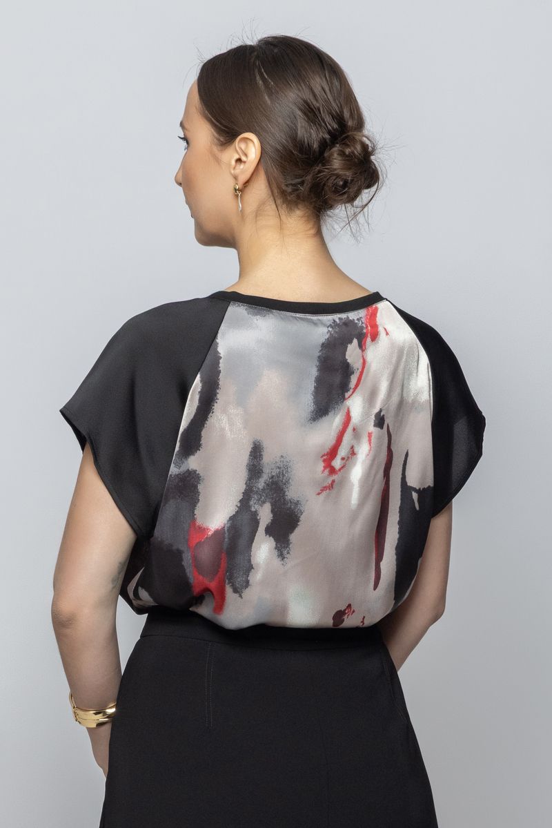 Women Short Sleeves printed Top