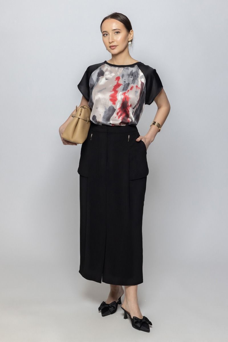 Women Short Sleeves printed Top