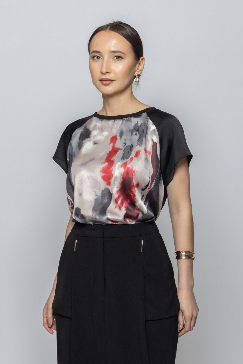 Women Short Sleeves printed Top