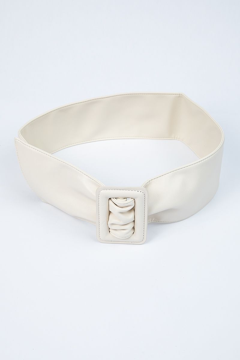 faux leather women belt