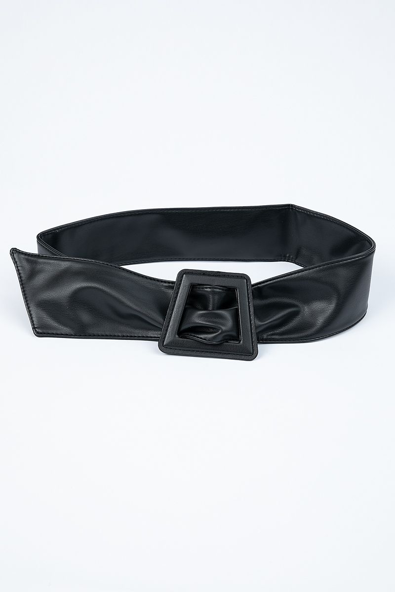 faux leather women belt